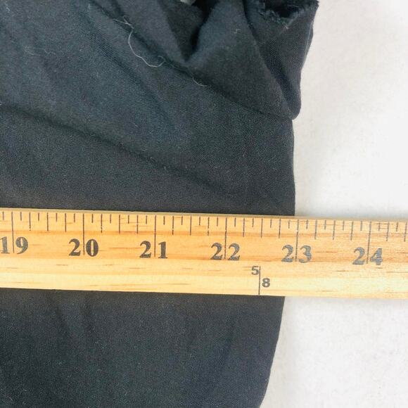 Old Navy Embroidered Flutter-Sleeve Dress XL Black and White Tiered EUC - Picture 11 of 16